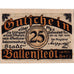 Banconote, Germania, Ballenstedt, 25 Pfennig, hôpital, 1920 SPL Mehl:61.1