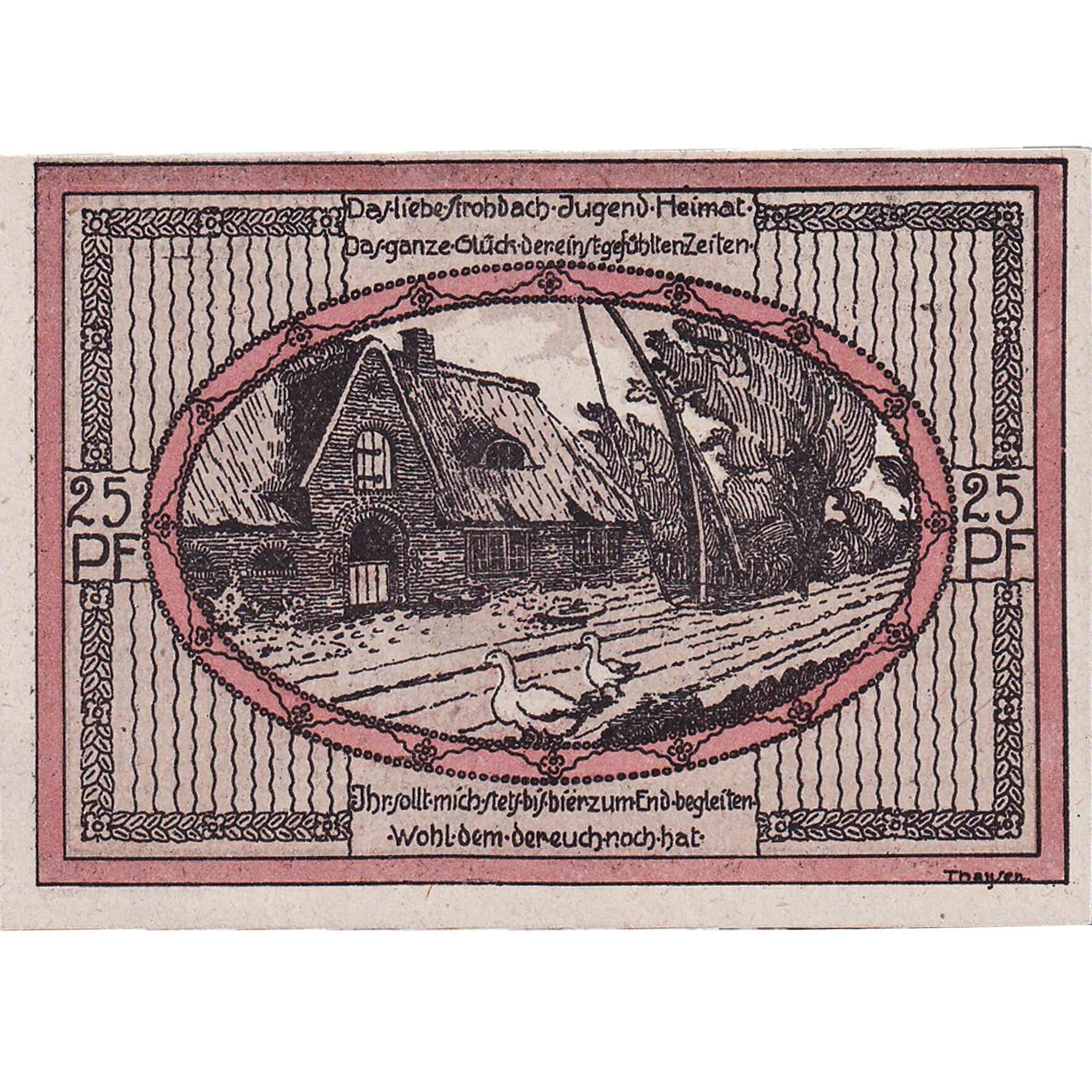 Banconote, Germania, Stedesand, 25 Pfennig, ferme 1920-10-10, SPL Mehl:1259.1a