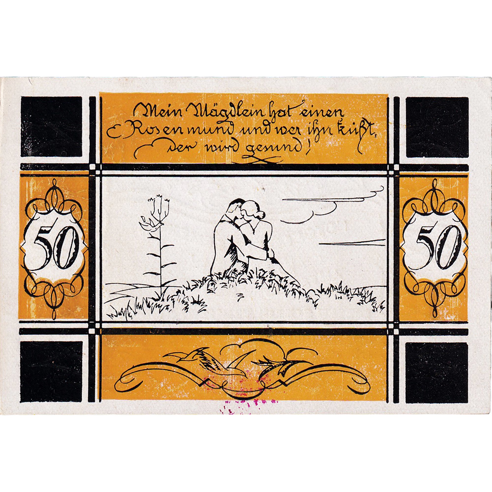 Banconote, Germania, Bilsen, 50 Pfennig, personnage 1921-12-31, SPL Mehl:105.1