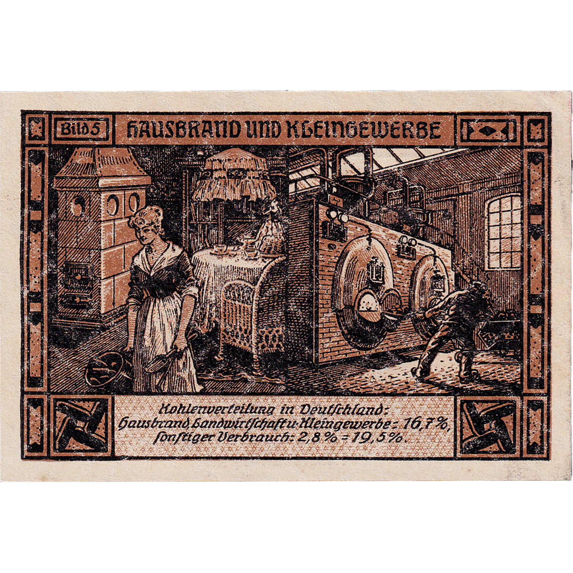 Billet, Allemagne, Bitterfeld, 50 Pfennig, Usine, 1921 SPL Mehl:111.3