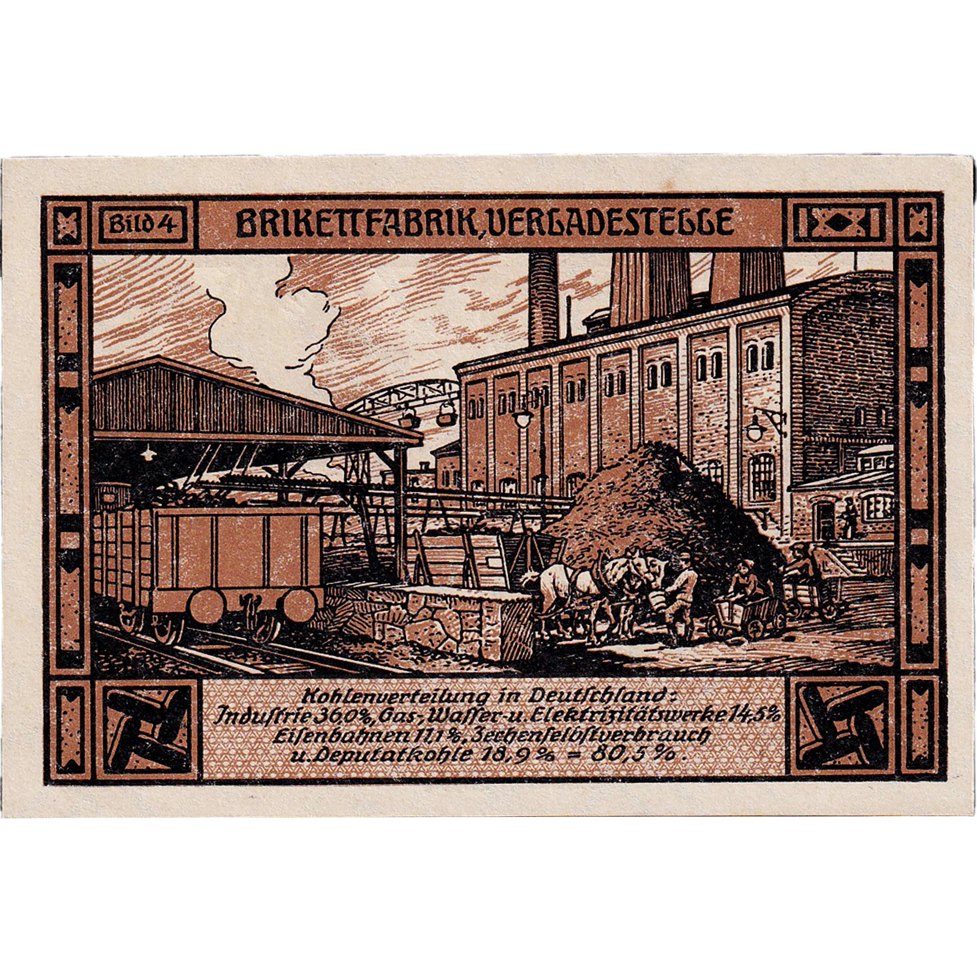 Banconote, Germania, Bitterfeld, 50 Pfennig, charbon, 1921, SPL, Mehl:111.3