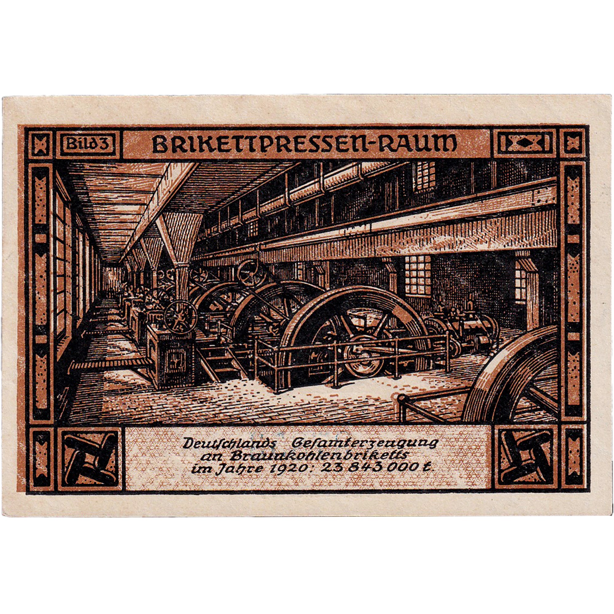Banconote, Germania, Bitterfeld, 50 Pfennig, presse, 1921, SPL, Mehl:111.3