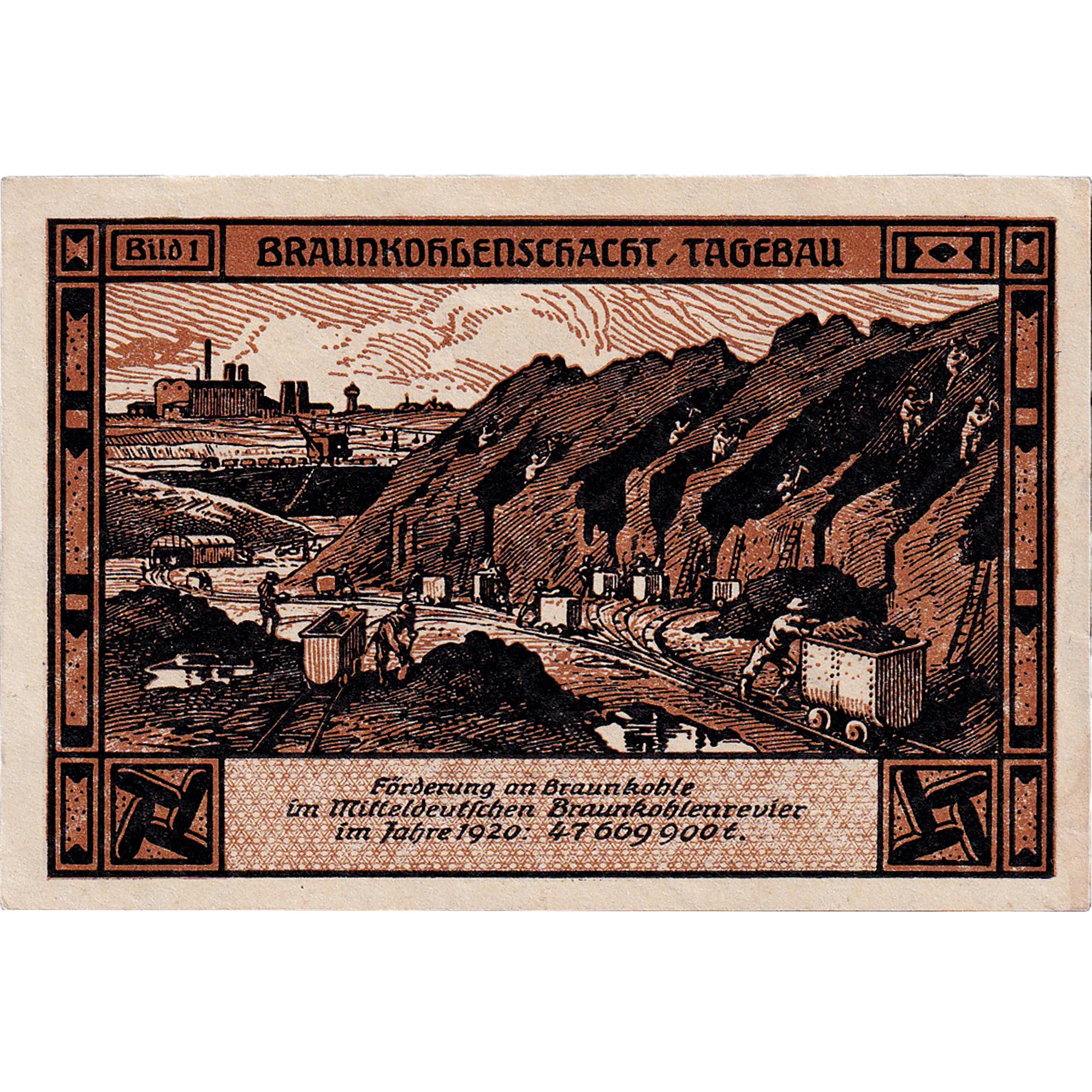 Billet, Allemagne, Bitterfeld, 50 Pfennig, Mineurs, 1921, SPL, Mehl:111.3