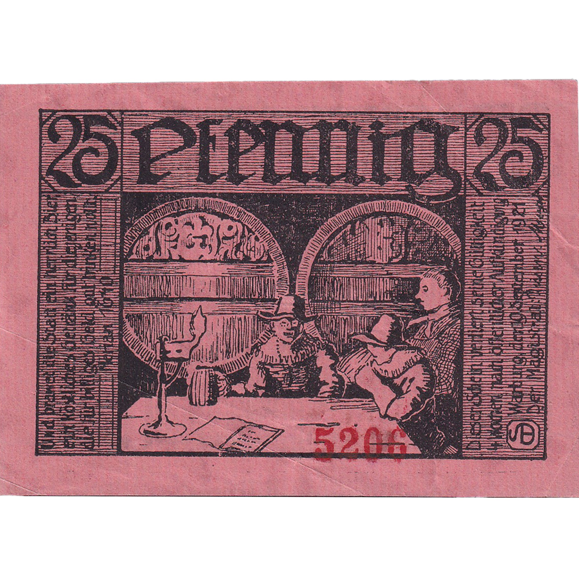 Banconote, Germania, Warburg, 25 Pfennig, Taverne, 1921 SPL Mehl:1376.1a
