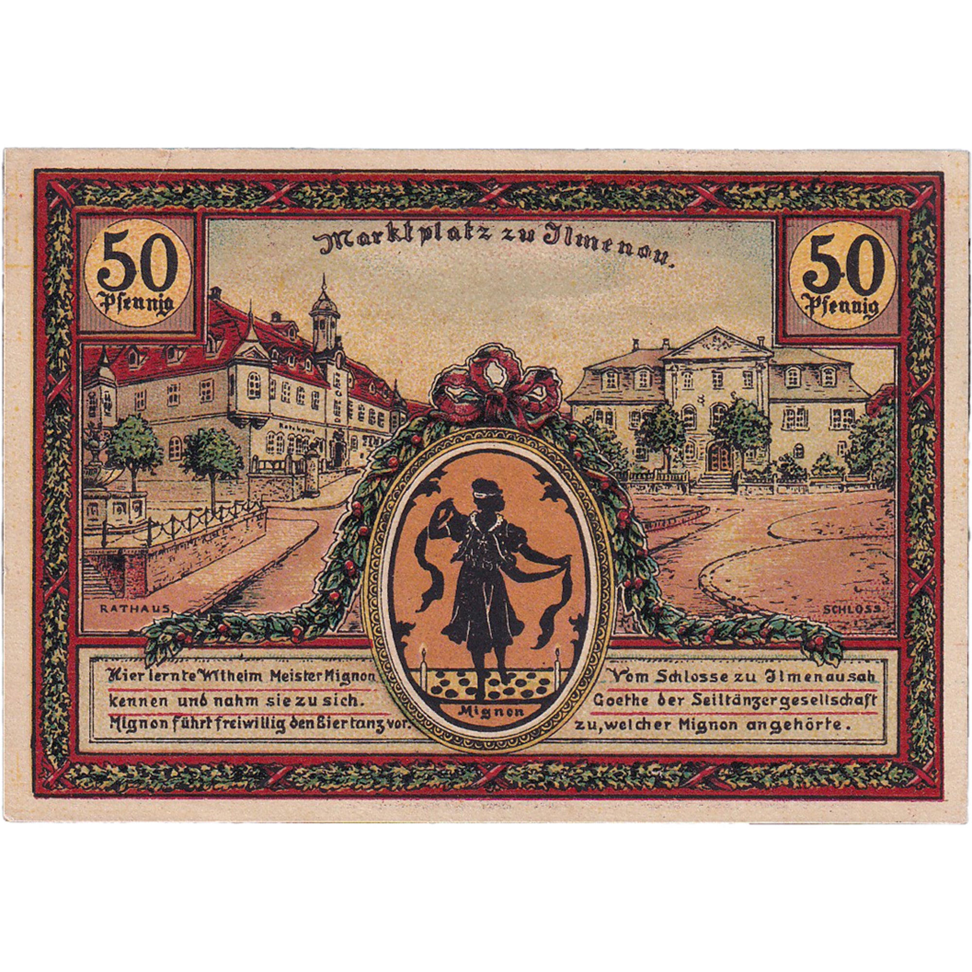 Banconote, Germania, ilmenau, 50 Pfennig, place, 1921, SPL, Mehl:643.3