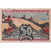 Banknot, Niemcy, Wartha, 50 Pfennig, paysage 1921-07-05, VF(20-25) Mehl:1381.1