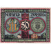 Banknot, Niemcy, Zörbig, 50 Pfennig, personnage 1921 AU(55-58) Mehl:1475.4a