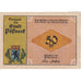 Banconote, Germania, Possneck, 50 Pfennig, laboratoire, 1921, SPL, Mehl:1066.6