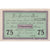 Banconote, Germania, Pyritz, 75 Pfennig, portrait 1921-11-01, SPL Mehl:1083.2b