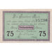 Banconote, Germania, Pyritz, 75 Pfennig, portrait 1921-11-01, SPL Mehl:1083.2b