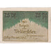 Banknot, Niemcy, Weddersleben, 75 Pfennig, tour, 1921, UNC(63), Mehl:1386.1