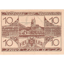 Banknote, Austria, Stein a/d Donau, 10 Heller, paysage 1920 UNC(63) Mehl:1015I.2