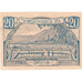Banknote, Austria, Stein a/d Donau, 20 Heller paysage, 1920 UNC(63) Mehl:1015I.2