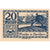 Geldschein, Österreich, Mondsee, 20 Heller, rocher, 1920 UNZ- Mehl:FS 626a1