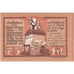Biljet, Oostenrijk, Worgl, 75 Heller, Monument 1920-12-31, SPL Mehl:FS 1252a