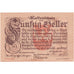 Biljet, Oostenrijk, Worgl, 50 Heller, paysage 1920-12-31, SPL Mehl:FS 1252a