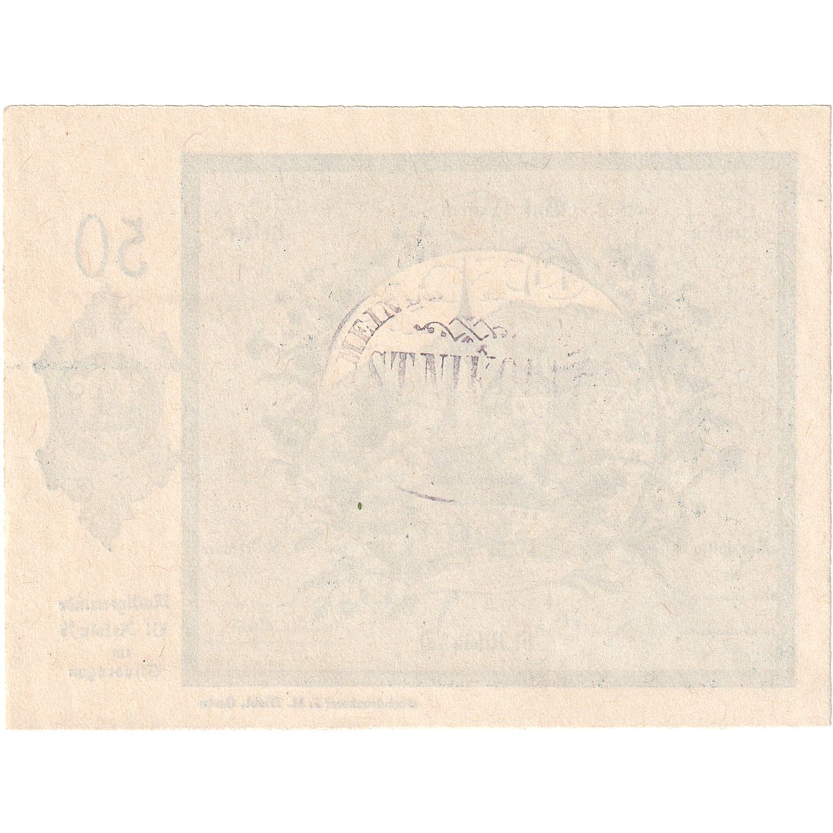 Geldschein, Österreich, St Nikola, 50 Heller, Eglise 1920, UNZ- Mehl:FS 914Ib