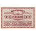 Geldschein, Österreich, Weitenegg, 10 Heller, château, 1920 UNZ- Mehl:FS 1163a