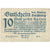 Banknote, Austria, Salzburg, 10 Heller, Texte 1919-12-31, VF(20-25) Mehl:FS 860I