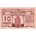 Biljet, Oostenrijk, Kremsmunster, 10 Heller, cochon, 1920, SPL, Mehl:FS 476Ia