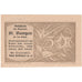 Billet, Autriche, St Georgen, 50 Heller, Fleur, 1920, SPL, Mehl:FS 886IIb