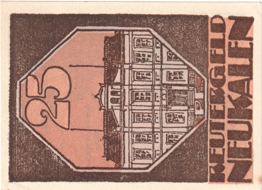 Deutschland, Neukalen, 25 Pfennig, 1922-05-31, UNZ-