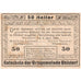 Oostenrijk, Ohlstorf, 50 Heller, Eglise, 1920, TTB, Mehl:FS 708i