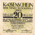 Autriche, Stockerau, 20 Heller, Texte, 1920, 1920-08-15, SPL, Mehl:FS 1038