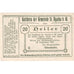 Autriche, St Agatha, 20 Heller, grange, 1920, 1920-09-30, SPL, Mehl:FS 877Ic