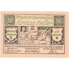 Austria, LOICH, 50 Heller, Blason, 1920, 1920-07-31, UNC(63), Mehl:FS 562.02