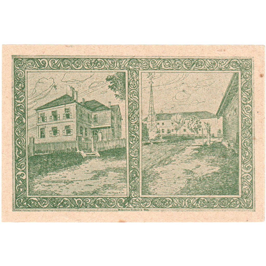 Autriche, Holzhausen, 20 Heller, Eglise, 1920, 1920-09-30, SPL, Mehl:FS 396a