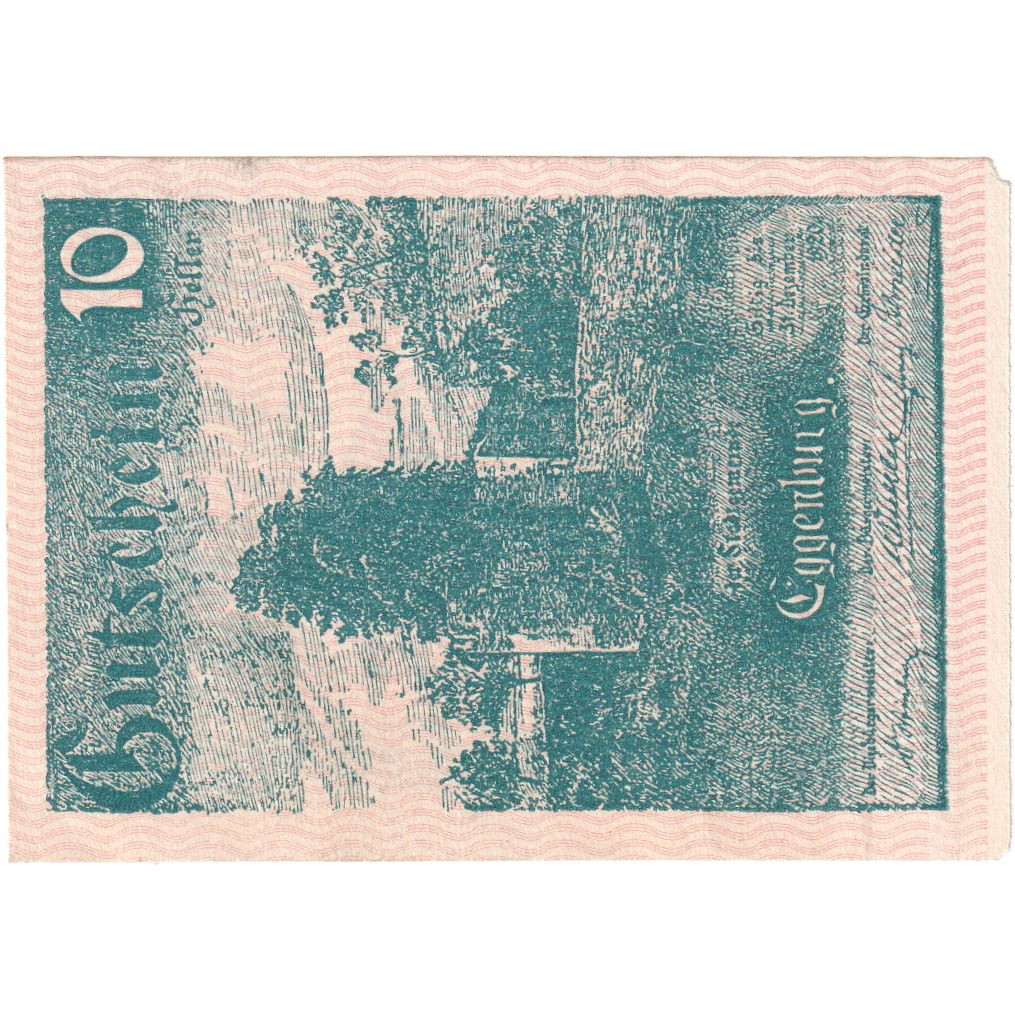 Austria, Eggenburg, 10 Heller, château 1920-12-31, UNC(60-62), Mehl:FS 162b