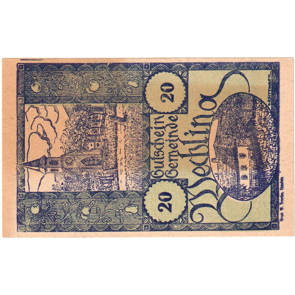Oostenrijk, Wechling, 20 Heller, 1920-10-30, SPL