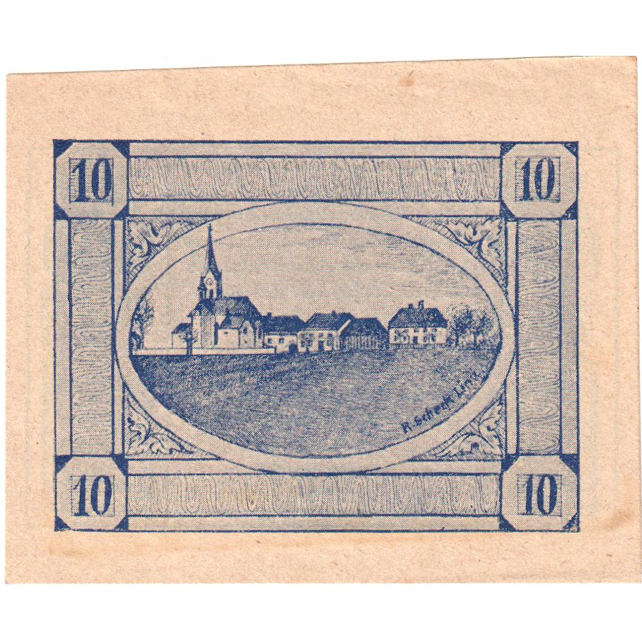 Autriche, Roitham, 10 Heller, Eglise, 1920, 1920-12-31, SPL, Mehl:FS 843a