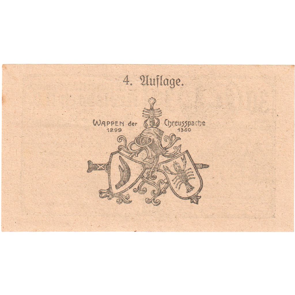 Autriche, Kreisbach, 30 Heller, château, 1920, 1920-12-31, SPL, Mehl:FS 1235a