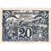 Autriche, Waizenkirchen, 20 Heller, paysage, 1920, 1920-12-31, SPL, Mehl:FS 1128