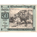 Oostenrijk, Ranna-Muhldorf, 50 Heller, paysage 1920 SPL, Mehl:FS 1122.7IIa