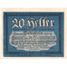 Oostenrijk, Siezenheim, 20 Heller, roi 1, 1920, SPL, Mehl:FS 996a