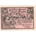 Oostenrijk, Bruck-Waasen, 20 Heller, château 1921-03-31, SPL, Mehl:FS 108a