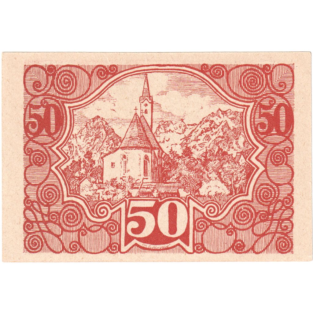 Österreich, Vorderstoder, 50 Heller, Fleur, 1920, UNZ-, Mehl:FS 1120