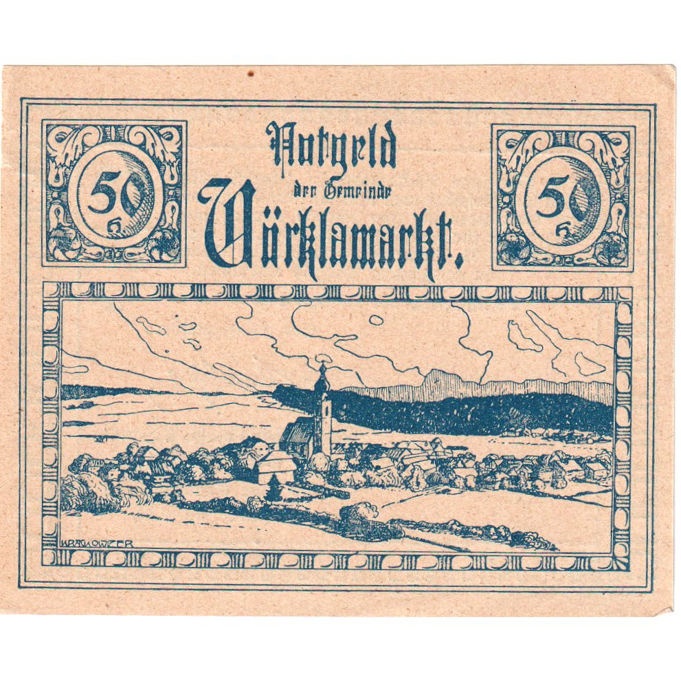 Österreich, Vöcklamarkt, 50 Heller, village 1920-12-31, UNZ-, Mehl:FS 1117IIa
