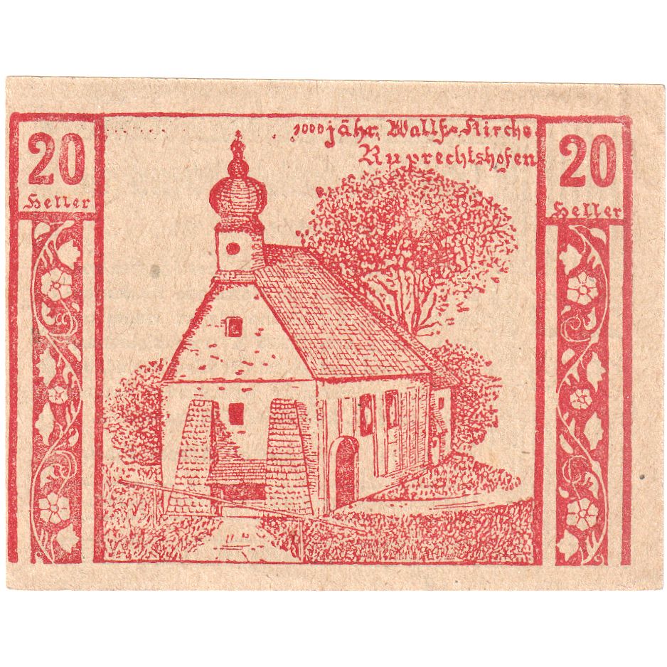 Österreich, Niederneukirchen, 20 Heller, Texte 1920-12-31, UNZ-, Mehl:FS 670a
