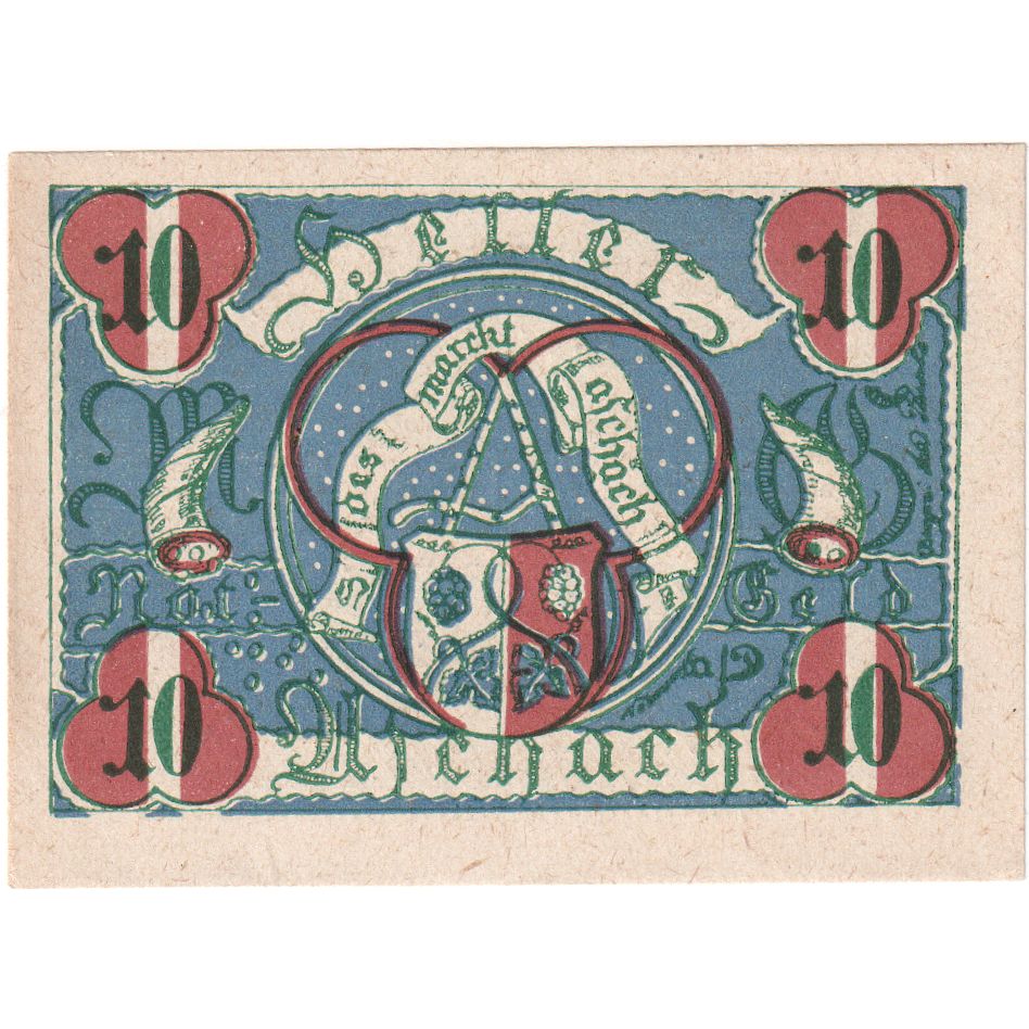 Österreich, Aschach, 10 Heller, Blason, 1920, UNZ-, Mehl:FS 53IIb20