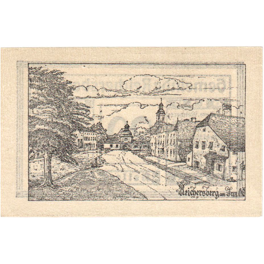 Österreich, Reichersberg, 20 Heller, village 1920-12-31, UNZ-, Mehl:FS 828IIa