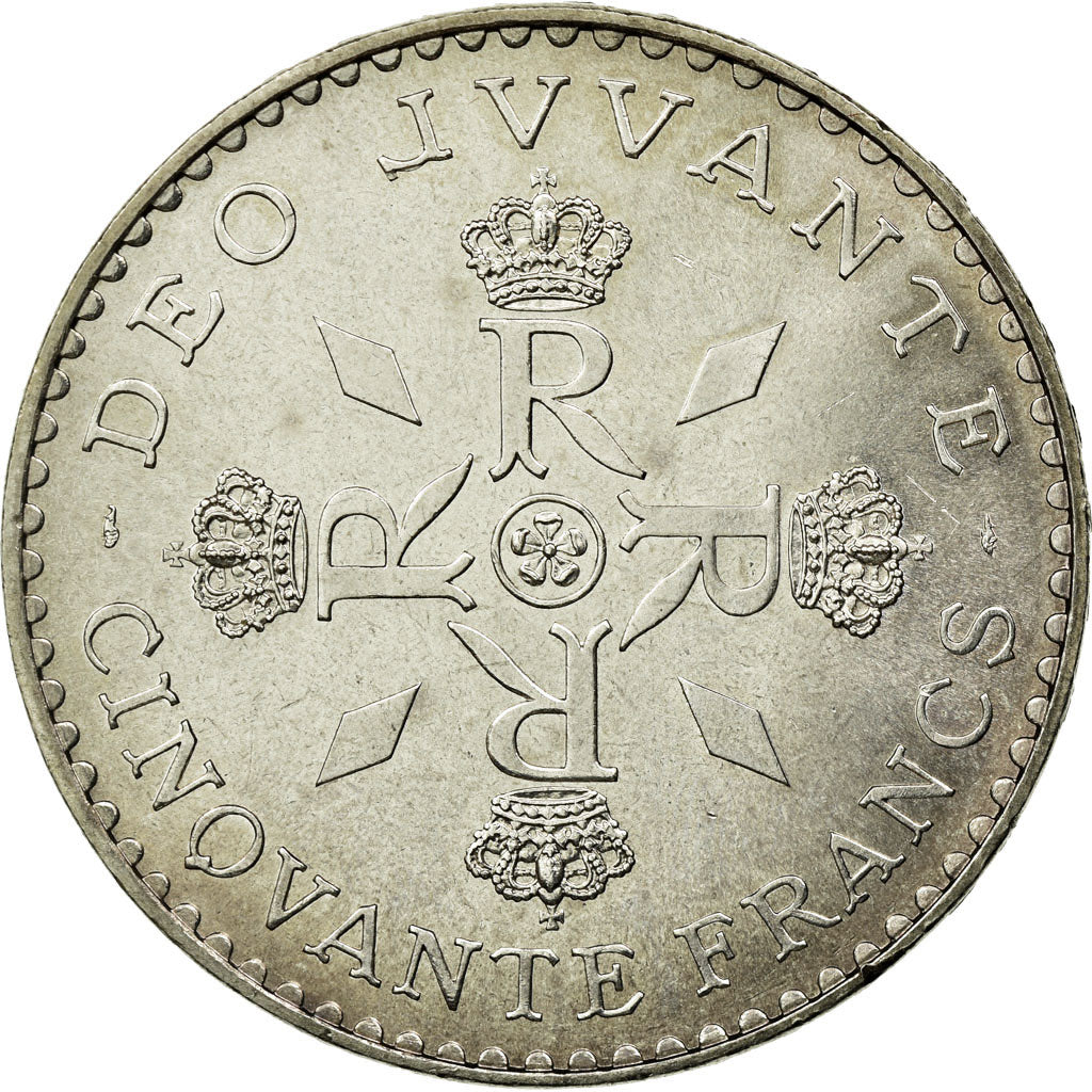 Münze, Monaco, Rainier III, 50 Francs, 1974, VZ+, Silber, KM:152.1, Gadoury:162