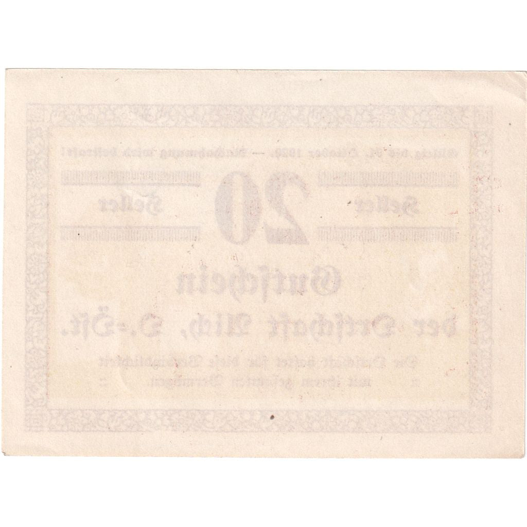 Österreich, Aich, 20 Heller, Texte, 1920, 1920-12-31, VZ, Mehl:FS 10a