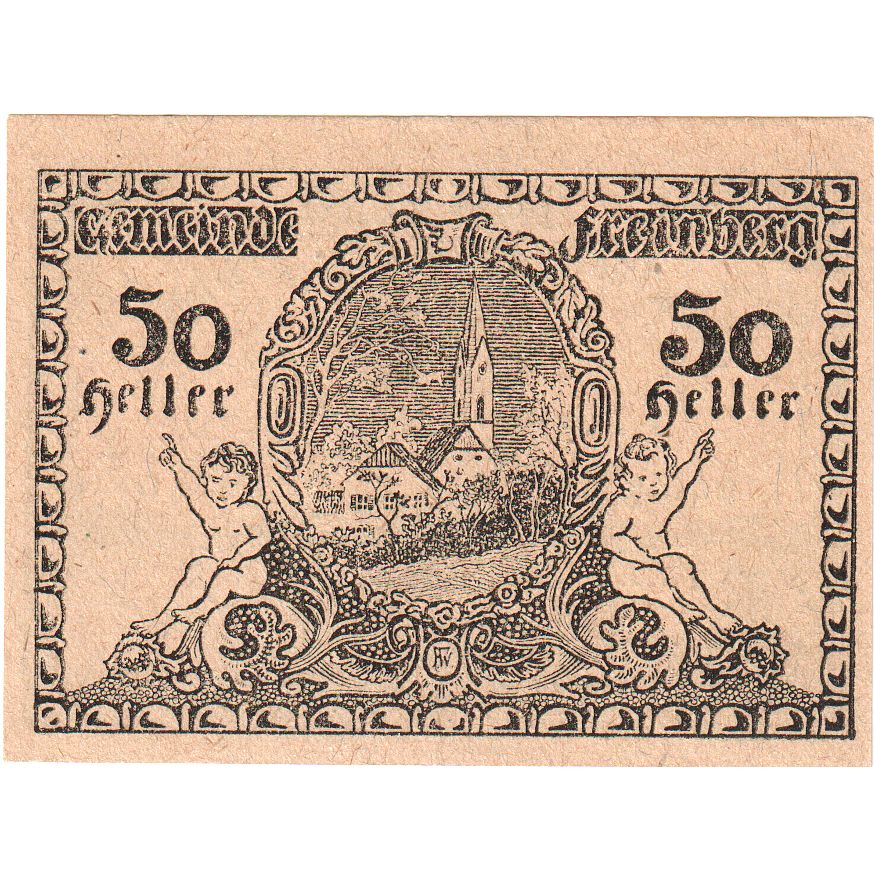 Österreich, Freinberg, 50 Heller, village 1920-12-31, UNZ-, Mehl:FS 211Ib