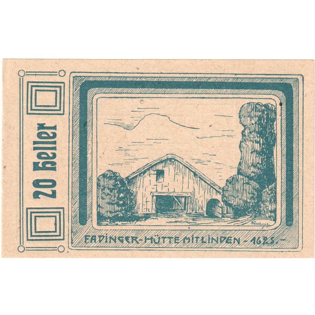 Österreich, St Agatha, 20 Heller, grange, 1920, 1920-09-30, UNZ-, Mehl:FS 877Ia