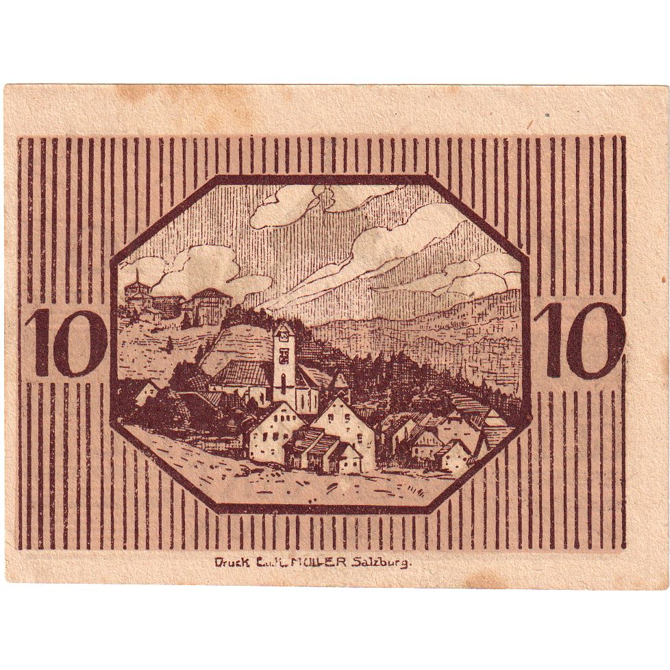 Österreich, Neumarkt, 10 Heller, tour, 1921, 1921-03-31, VZ, Mehl:FS 661b