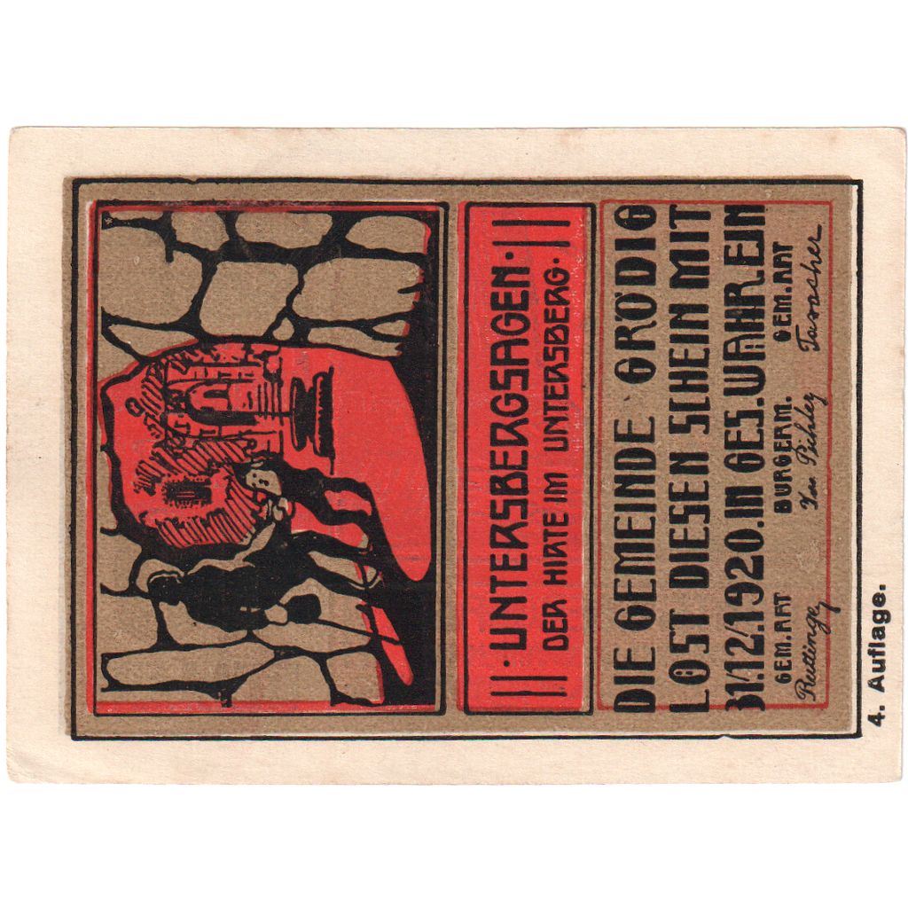 Österreich, Grödig, 10 Heller, roi, 1920, 1920-12-31, UNZ-, Mehl:FS 290a